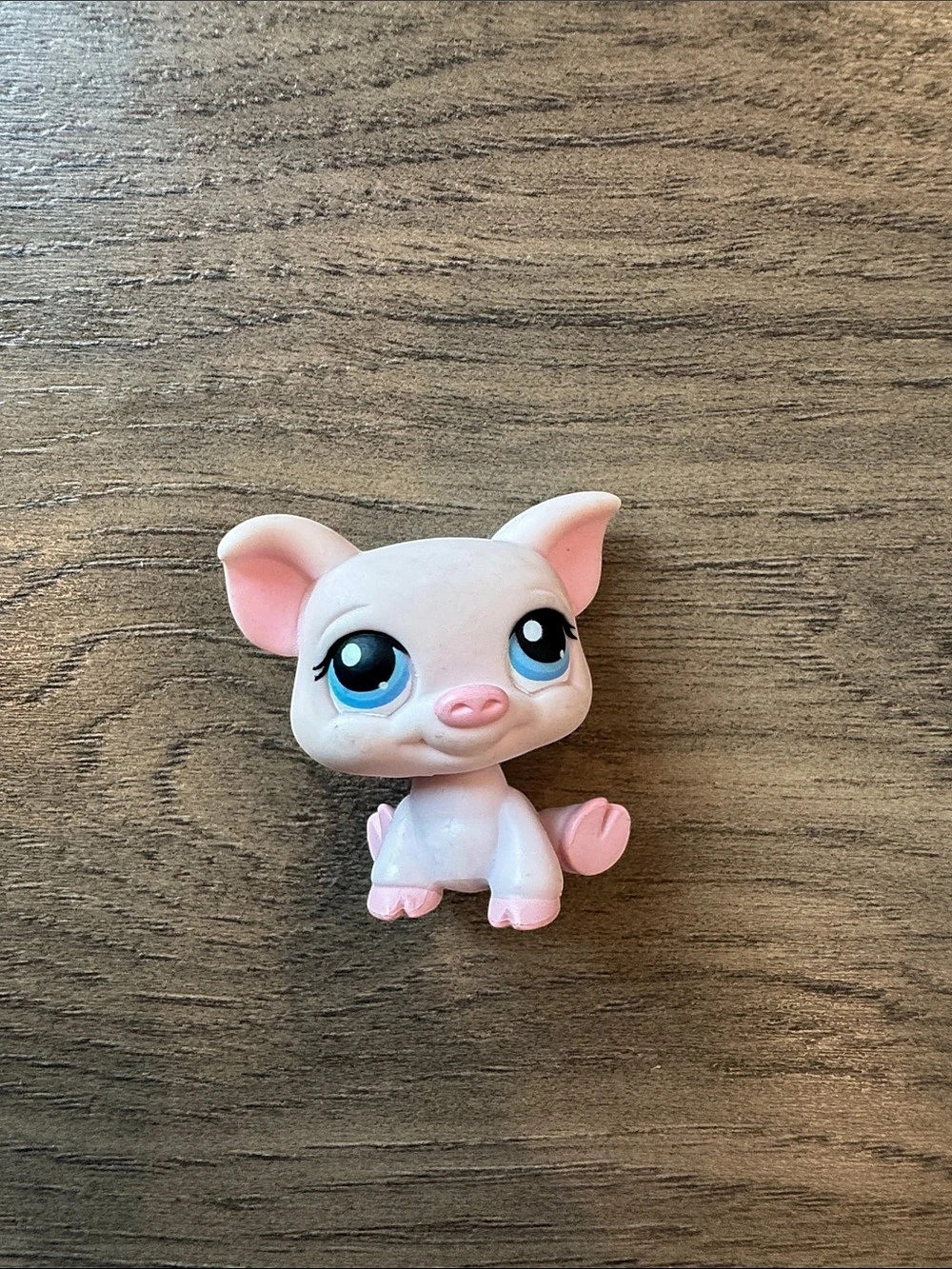 Hasbro Littlest Pet Shop Pig #87 Pink & White